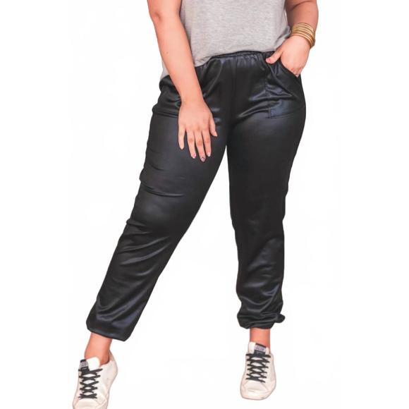 NEW JESS LEA jax pebble joggers in black - Picture 1 of 3